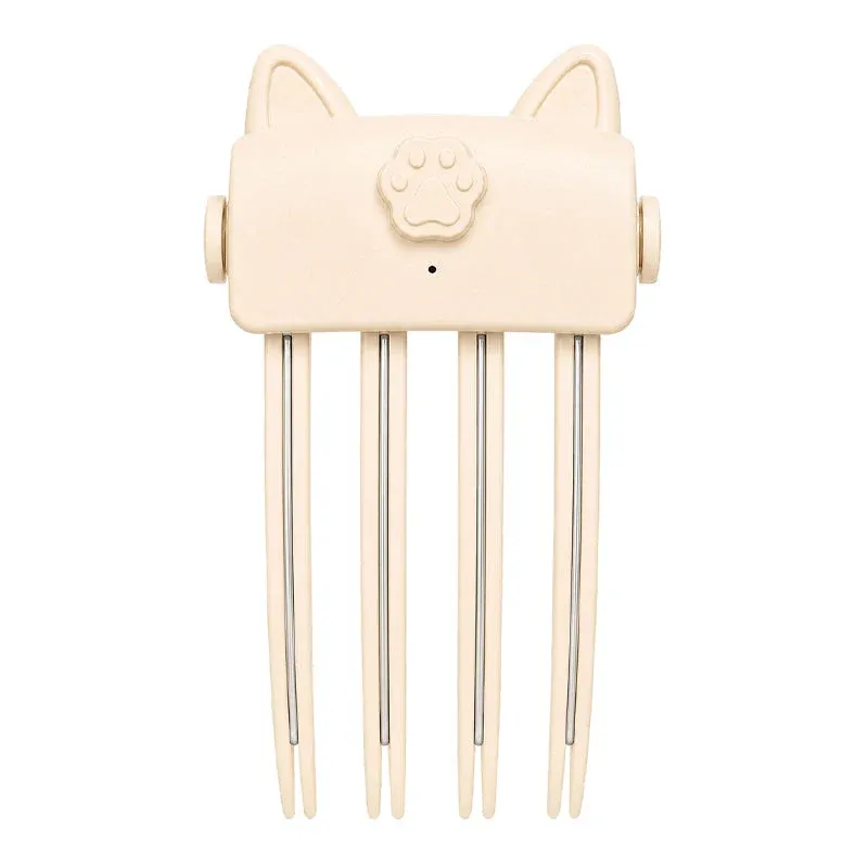 48K+ Sold Wireless Heated Volumizing Root Lift Clip, Portable Travel Hair Styling Tool for Flat Fine Hair - Beige white